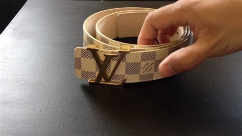 louis vuitton white belt fake|authentic louis vuitton belt.